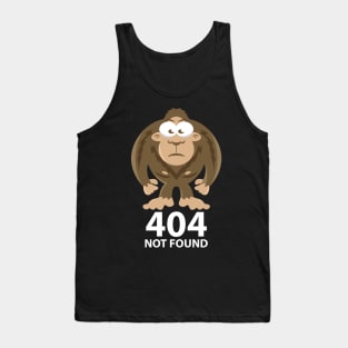 404 Bigfoot Not Found Tank Top